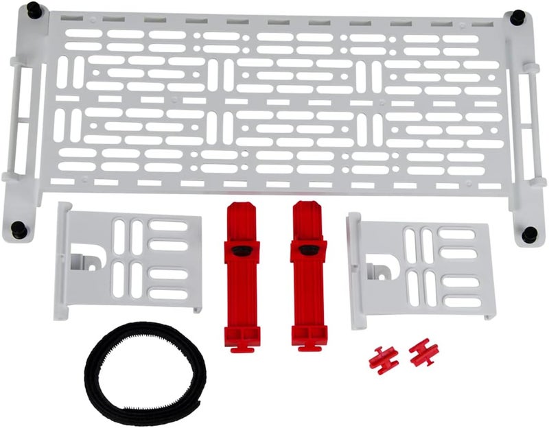OnQ AC1050-EMK Mounting Plate, White/Red - Image 1